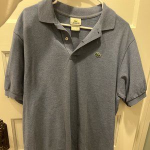 NWOT - Blue Men's Lacoste Short Sleeve Polo